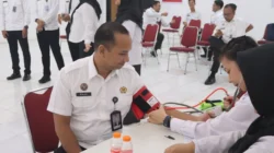Dalam Rangka Hari Bakti Kemenimipasan ke-1, Lapas Cilegon Tebar Kepedulian Lewat Donor Darah