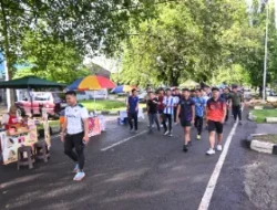Car Free Day Lanud Sultan Hasanuddin Dimeriahkan Penampilan Drum Band SD Angkasa 1 Mandai