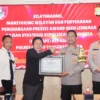Kapolres Metro Tangerang Kota Terima Penghargaan Presisi Award dari LEMKAPI