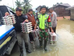 Prajurit Kodam IM Sigap Selamatkan Warga Aceh dari Banjir dan Longsor