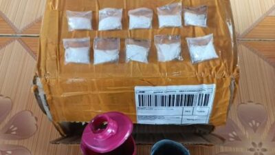 Petugas Lapas Narkotika Pematang Siantar Gagalkan Penyelundupan 10 Paket Sabu Lewat JNE