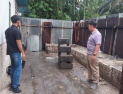 Polsek Tapung Hulu Sisir Lokasi Diduga Penampungan BBM Ilegal di Desa Rimba Beringin