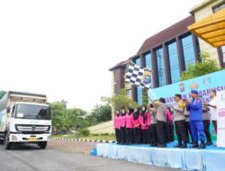 Polda Riau Kirim 6 Truk Bantuan Misi Kemanusiaan ke Aceh-Sumut dan Sumbar