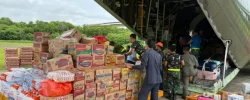 Posko Peduli Bencana Lanud Sultan Hasanuddin Salurkan Bantuan Untuk Korban Bencana di Aceh, Sumbar dan Sumut