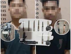 Polsek Karawaci Ungkap Kasus Curat R2, Dua Pelaku Ditangkap Bersama Senjata Tajam