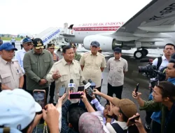 Panglima TNI Dampingi Presiden RI Pastikan Penanganan dan Pemulihan Bencana Terkendali
