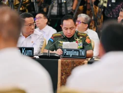 Panglima TNI Hadiri Sidang Kabinet Paripurna Bahas Penanganan Bencana dan Isu Strategis