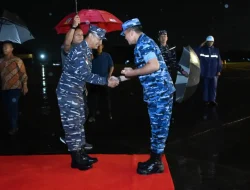 Danlanud Sultan Hasanuddin Sambut Kedatangan Wakasal di Makassar
