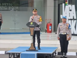 Kapolres Metro Tangerang Kota Pimpin Apel Jam Pimpinan dan Beri Penghargaan Anggota Berprestasi