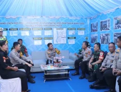 Kapolres Metro Tangerang Kota Cek Kesiapan Pos Pam dan Pos Yan Ops Lilin Jaya 2025
