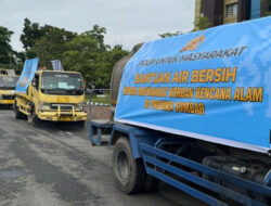Bantuan Polda Riau ke Agam Tak Putus, Kini Kirim 30 Tangki Air