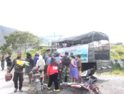 Gerakan Pangan Murah Kodim 1714/Puncak Jaya, Wujud Kepedulian Untuk Stabilitas Harga Beras