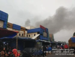 Kebakaran Hebat Landa Blok CD Pasar Anyar, Puluhan Kios di Kota Bogor Hangus Terbakar