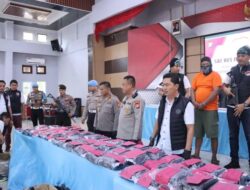 Polres Rohil Ungkap Kasus 79,98 Kilogram Sabu, Kurir Residivis Narkoba Kembali Ditangkap