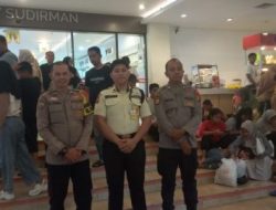 Ops Lilin LK 2025, Polresta Pekanbaru Gelar Patroli Jalan Kaki di Kawasan STC