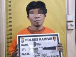 Cabuli Anak Tiri Selama 5 Tahun, Pelaku Ditangkap Polres Kampar