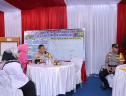 Kapolres Rohil Tinjau Pos Pam Simpang Bukit Timah, Pastikan Kesiapsiagaan Operasi Lilin 2025