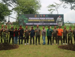 Bumi Ajusta Menghijau, Danmenarmed 2 Kostrad Pimpin Gerakan Tanam Pohon