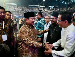 Panglima TNI Dampingi Presiden Prabowo Hadiri Perayaan Natal Nasional 2025 di GBK