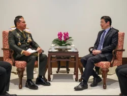 Panglima TNI Courtesy Call Dengan Pimpinan Singapura, Perkuat Kerja Sama Pertahanan Bilateral