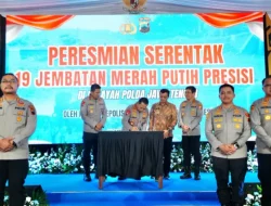 Kapolri Resmikan 19 Jembatan Merah Putih Presisi, Komitmen Tindaklanjuti Arahan Presiden Prabowo