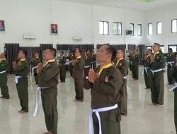 Perkuat Ketangkasan dan Disiplin, Kodim 0509/Kabupaten Bekasi Laksanakan Latihan Pencak Silat Militer