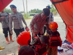 Brimob Polda Sumut Gelar Edukasi dan Trauma Healing Untuk Anak TK Terdampak Bencana di Tapanuli Selatan