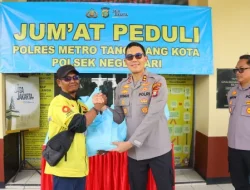 Wakapolres Metro Tangerang Kota Gelar Bhakti Sosial Bersama Komunitas Ojol Neglasari, Perkuat Sinergi Jaga Kamtibmas