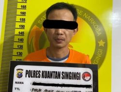 Amankan Seorang Pengedar Narkoba, Tim Elang Kuantan Satresnarkoba Polres Kuansing Ungkap Peredaran Sabu dan Ganja di Pauh Angit