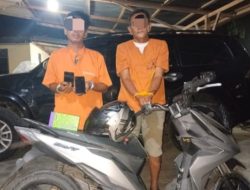 Polsek Kampar Tangkap 2 Pelaku Curat di Desa Tanjung Rambutan