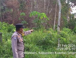 Polsek Jajaran Bergerak Serentak, Kapolres Kuansing Tegaskan Stop Pembakaran Lahan