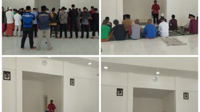 Pelaksanaan Sholat Jumat Perdana di Lapas Kelas IIA Kumbang