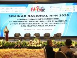 Wagub Banten Buka Seminar Nasional Infrastruktur Transportasi di HPN 2026