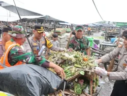 Polres Metro Tangerang Kota Gelar Apel dan Kurvey Bersama TNI dan Pemerintah Daerah Kota Tangerang di Pasar Babakan
