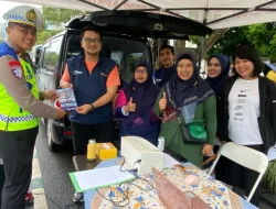Ops Keselamatan Jaya 2026, Satlantas Edukasi Pengunjung di Stan DLH Kota Tangerang