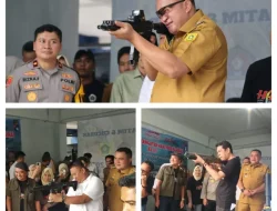 Bupati Bogor dan PWI Kabupaten Bogor Ikuti Latihan Menembak Bersama Pada Peringatan HPN Ke-80