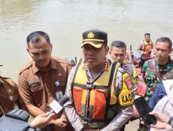 Pastikan Keamanan Warga, Kapolres Tinjau Sungai Cisadane di Kali Pasir