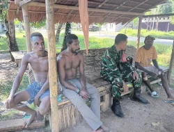 Babinsa Koramil 1710-07/Mapurujaya Laksanakan Komsos Dengan Warga