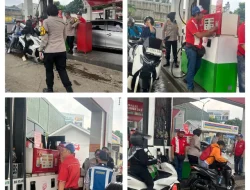 Polsek Kemang Lakukan Olah TKP Terkait Informasi Pengisian Pertalite di SPBU Salabenda