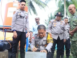 Mahasiswa STIK Angkatan 83 Bangun Sumur Bor untuk Warga Aceh Utara, Kapolres: Wujud Nyata Kepedulian Polri