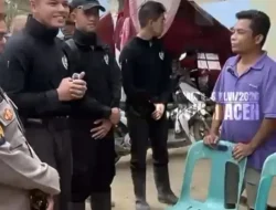 Taruna Akpol Latsitardanus di Aceh Tamiang, Bersihkan Lumpur Pasar Hingga Santuni Korban Hanyut