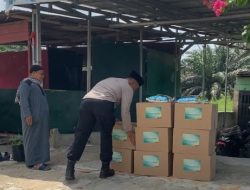 Polres Pelalawan Salurkan Bantuan Sembako ke Pondok Tahfiz Al-Qur’an An-Nur
