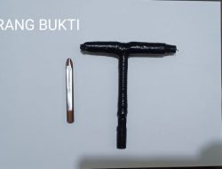 Kepergok Pemilik Rumah, Pelaku Curanmor Tersungkur – Kunci Letter T Jadi Bukti Kuat Polisi