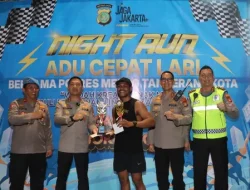 Cegah Tawuran Remaja, Kapolres Metro Tangerang Kota Gelar Night Run Bersama Warga