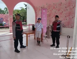 Polisi Patroli Dialogis di Pusat Keramaian Kota Tangerang, Antisipasi 3C dan Gangguan Kamtibmas