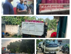 Penggerebekan Oplosan Gas Subsidi di Cileungsi Diwarnai Ketegangan Polisi dan Wartawan