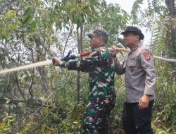 Kapolda Riau Pimpin Langsung Penanganan Karhutla di Dumai, Pastikan Pemadaman dan Pendinginan Optimal