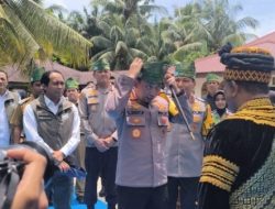 Kapolri-Titiek Soeharto Resmikan Groundbreaking 110 Jembatan Merah Putih Presisi Riau