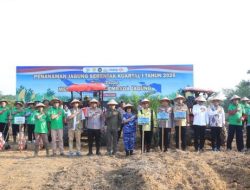 Hadiri Penanaman Jagung, Kapolda Riau Laporkan Capaian Produksi di 2025