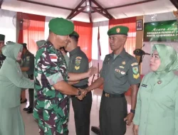 Kodim 1710/Mimika Gelar Acara Laporan Korps Kenaikan Pangkat